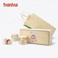 Creative wooden lid fancy chocolate gift packaging paper  box for bird nest