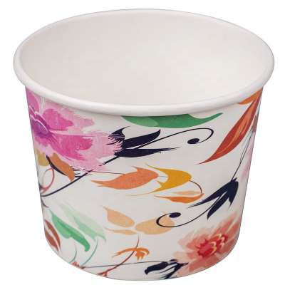 Raw Materials For Design Ice Cream Cup With Lid