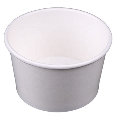 Custom Logo Printed Disposable 8oz Paper Soup Cup With Cover