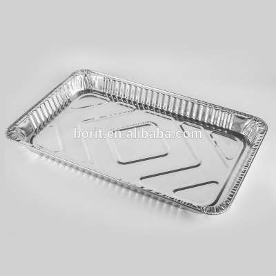 Aluminum foil container with lid oven used food aluminum tray