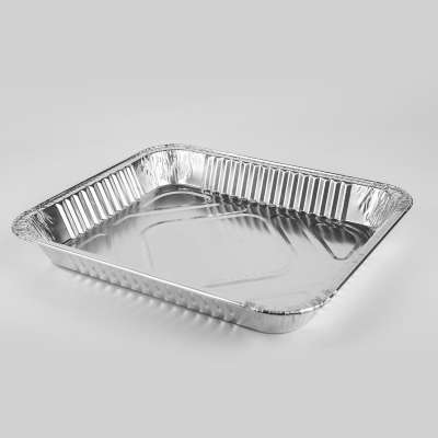 Factory Price Rectangular Disposable Aluminum Foil Container