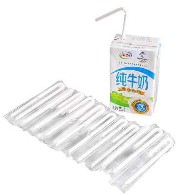 Direct factory Individual wrapped drinking flow wrapped U-Shaped paper straws for milk drinking direct distributor