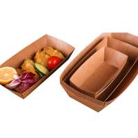 Custom Kraft Paper Food Serving Tray