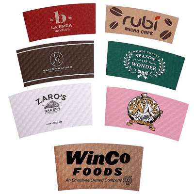 Hot Selling Kraft Paper Disposable Cup Sleeve